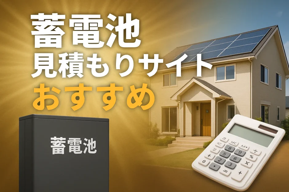 蓄電池 見積もりサイトおすすめ